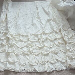 Anthropologie Ruffled And Scalloped Shower Curtain